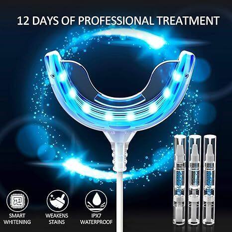 12 DAYS OF PROFESSIONAL TREATMENT

SMART WHITENING
WEAKENS STAINS
IPX7 WATERPROOF