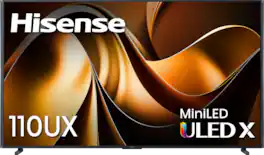 Hisense - 110" Class UX Series 4K Mini-LED ULED Google TV (2024)