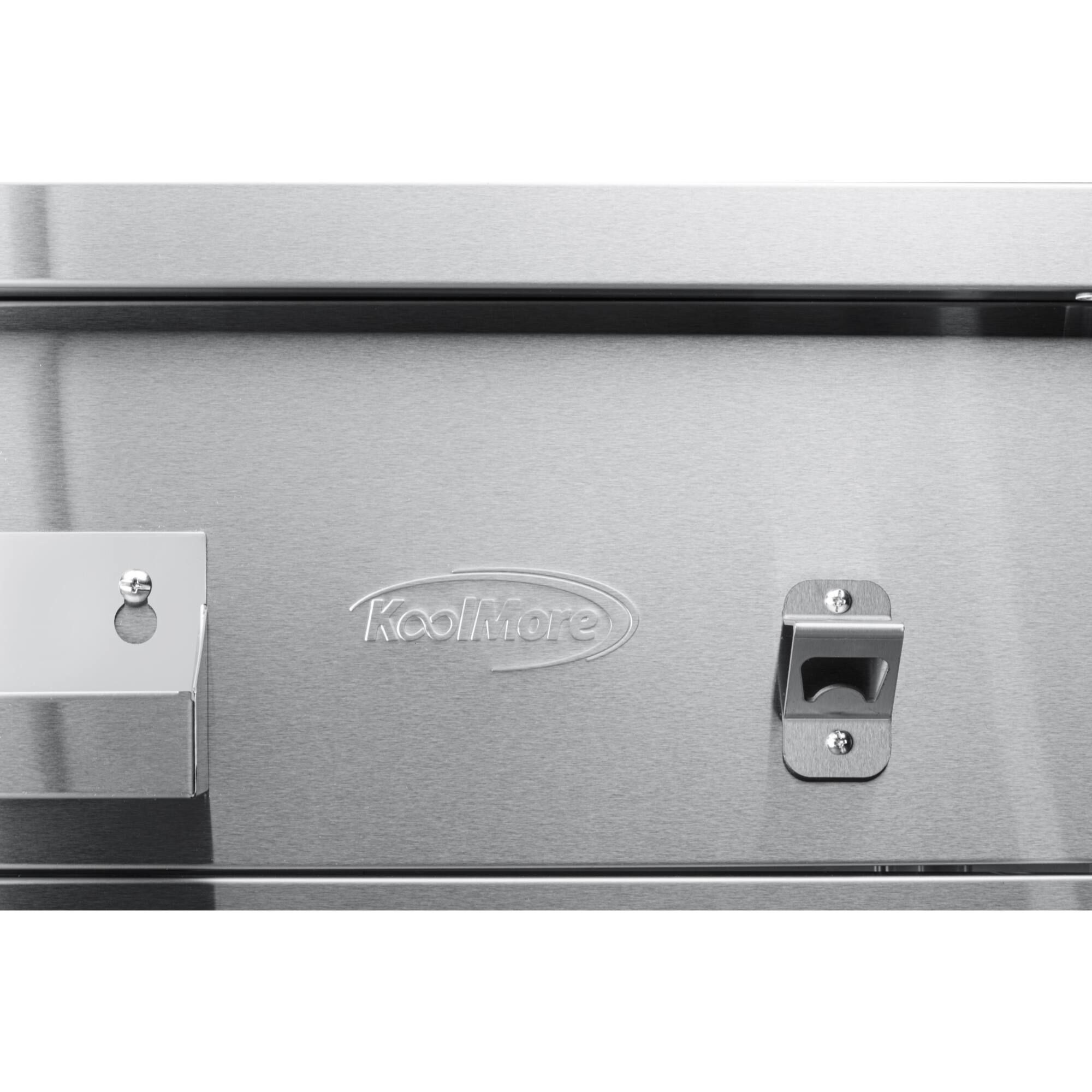 Alt View 4. Koolmore - 32 in. Sink with Cabinet in Stainless-Steel for Outdoor Kitchen (KM-OKS-SWC) - Stainless Steel.