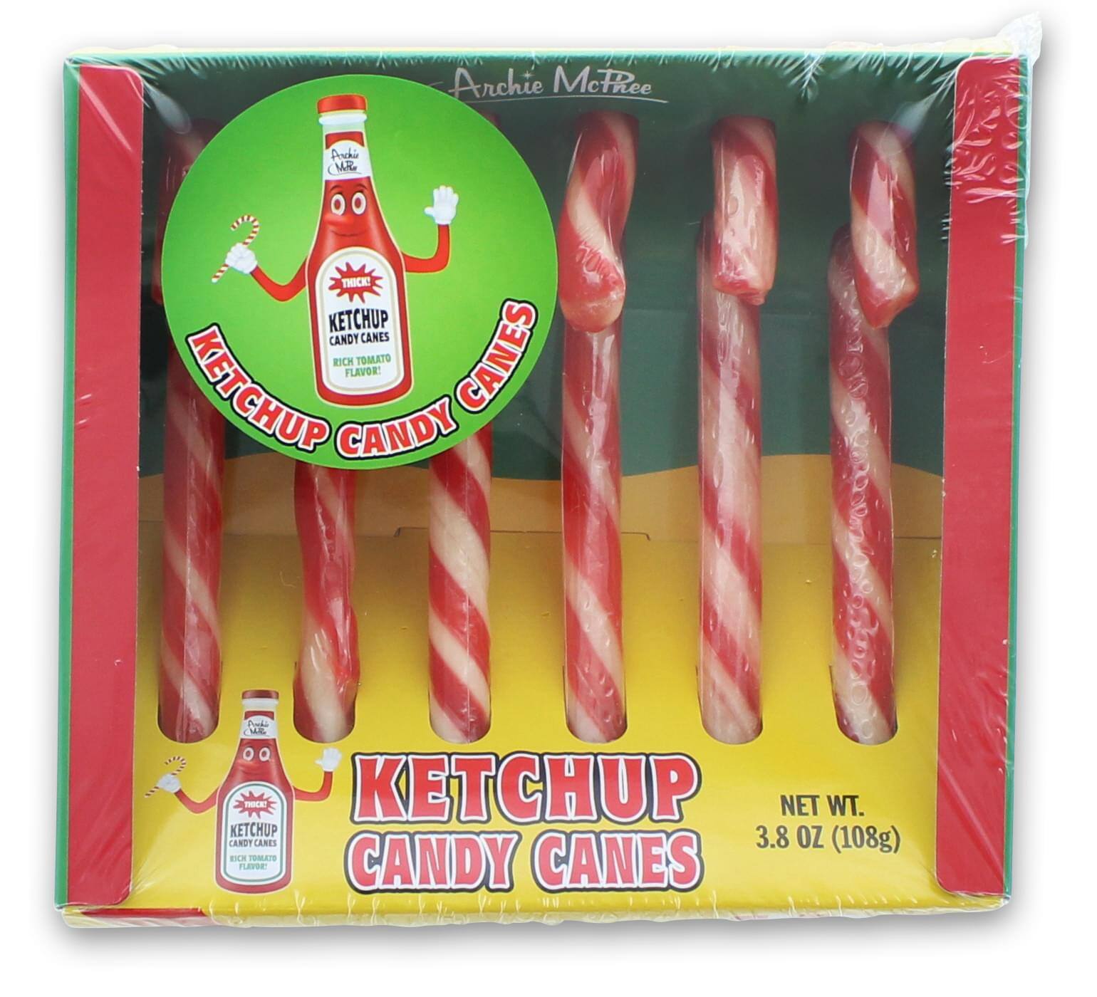 Accoutrements - Ketchup Flavored Candy Canes | 6 Piece Gift Set - Red/White price history on PriceWatchPro