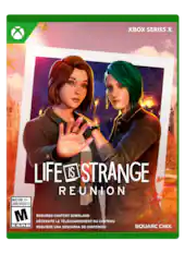 XBOX SERIES X
LIFE IS STRANGE REUNION
MATURE 17+ JEUNES ADULTES 17+
REQUIRES CONTENT DOWNLOAD
NÉCESSITE LE TÉLÉCHARGEMENT DU CONTENU
REQUIERE UNA DESCARGA DE CONTENIDO
SQUARC CNIX