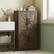 Alt View 1. Homcom - Farmhouse Bathroom Storage Cabinet with 4 Barn Doors, Bathroom Floor Cabinet with 2 Adjustable Shelf - Brown.