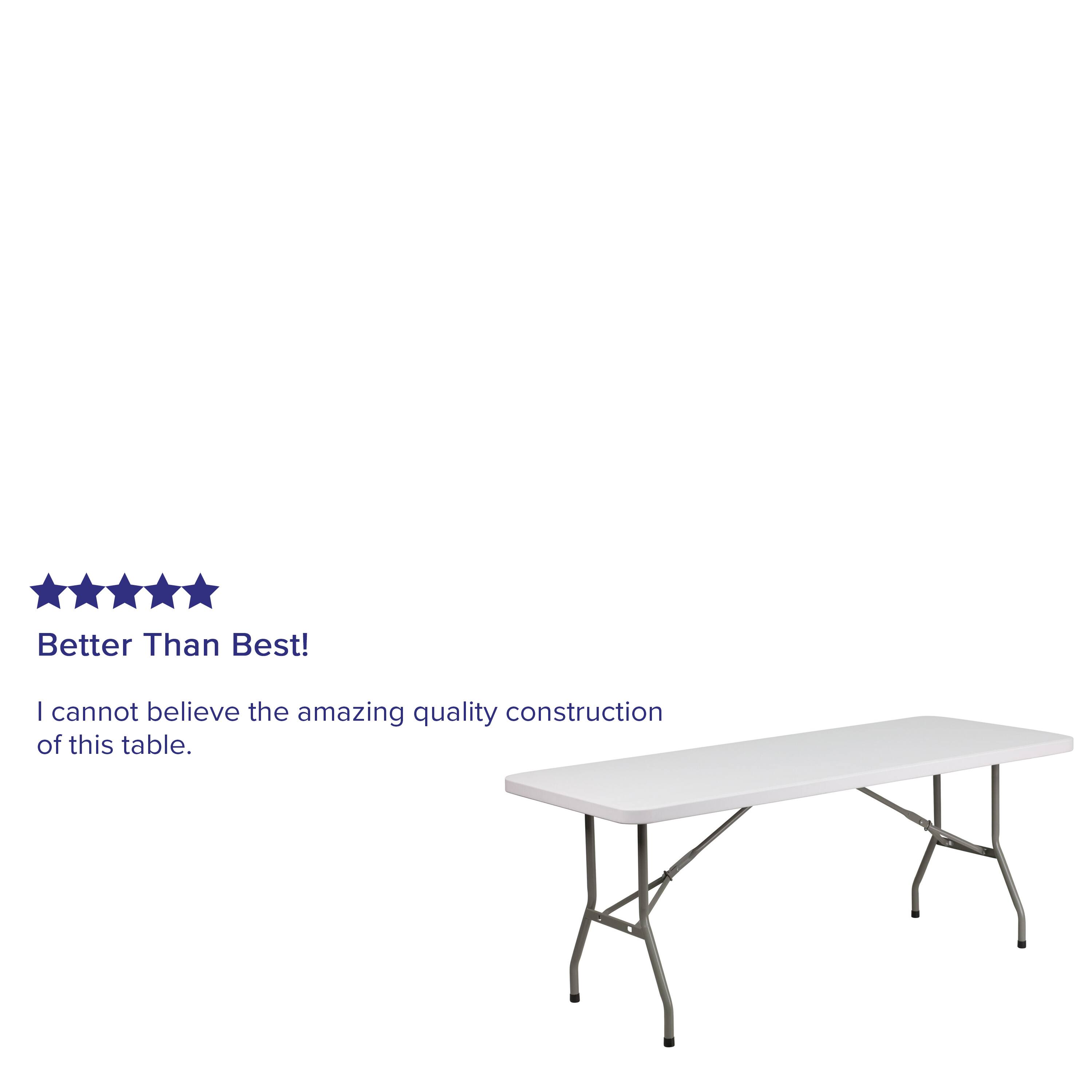 Better Than Best!  
I cannot believe the amazing quality construction of this table.