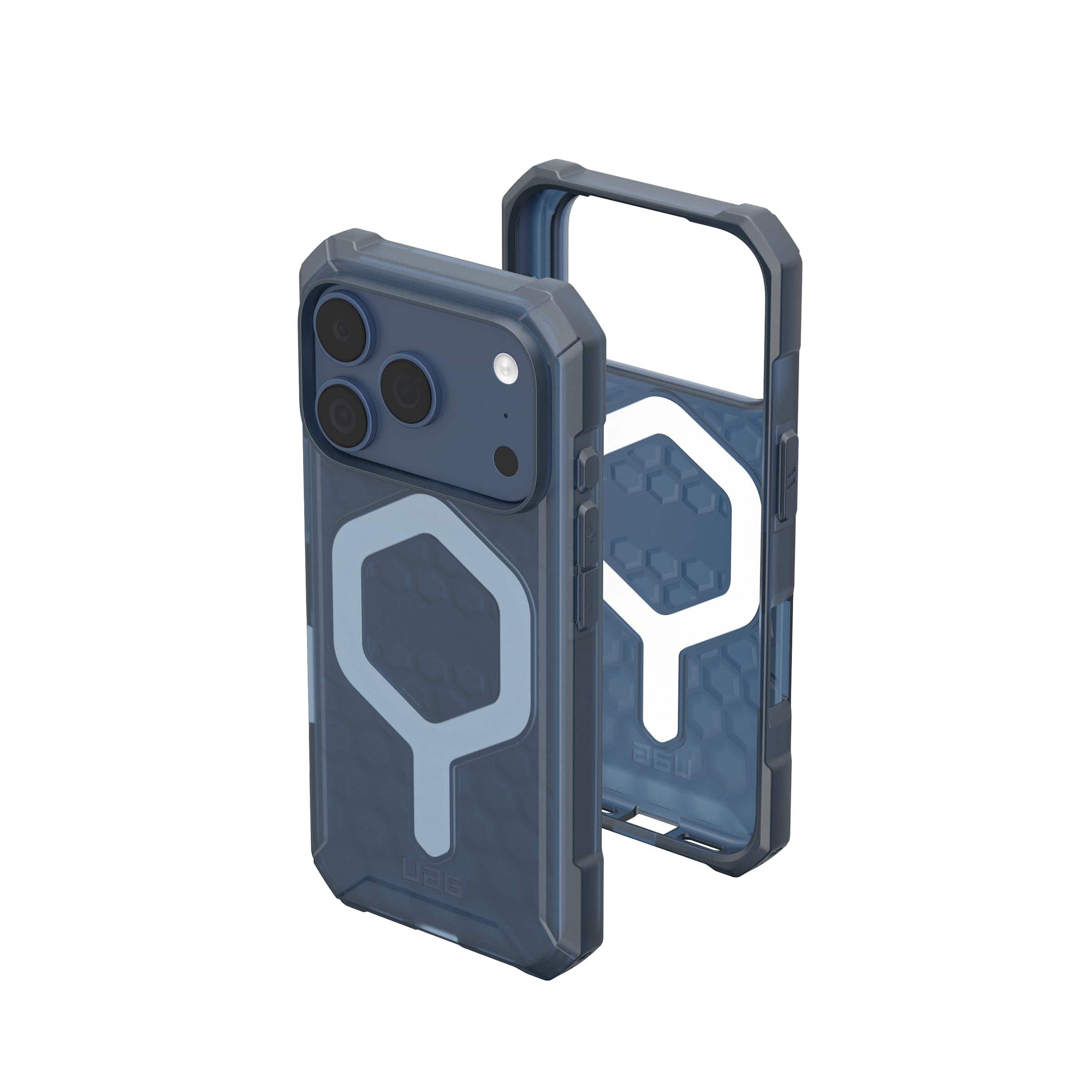 UAG - iPhone 17 Pro Case with MagSafe, Ergonomic Design, Enhanced Corner Protection, Anti-Slip Grip Cover, Essential Armor - Cloud Blue price history on PriceWatchPro