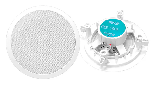 PYLE PEAK 200W STEREO 5IN IN-CEILING POWER WEATHER SOUND PROOF PWRC52 8 OHM