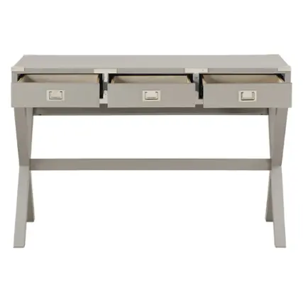 OSP Home Furnishings - Wellington 46" Desk with Power - Grey