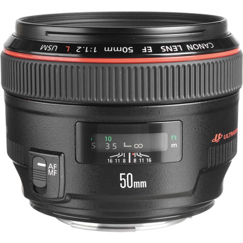 Canon - EF 50mm f/1.2L USM Lens (Black) - 1257B002 price history on PriceWatchPro