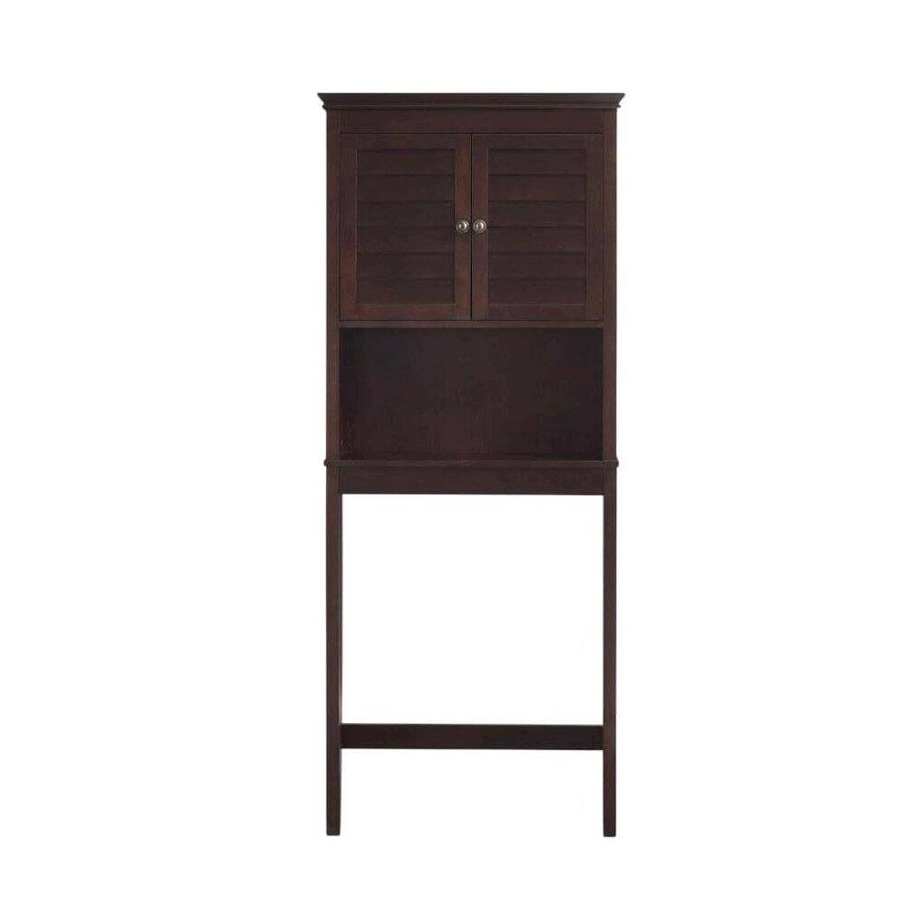 Alt View 1. FurniFact - Espresso Space Saver Bathroom Vanity with Anti-Tip Hardware - Espresso.