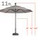 Alt View Zoom 12. Above - Height Series 11-ft. Smart Sunbrella Umbrella with Remote Control and Wind Sensor - Spectrum Dove.