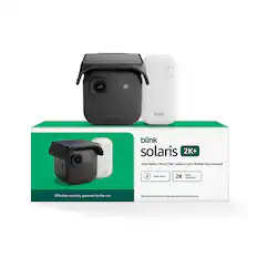 blink solaris 2K+ Solar Battery Pack | One Camera | Sync Module Core Included
blink Solar Power Video 2K Resolution
Effortless security, powered by the sun