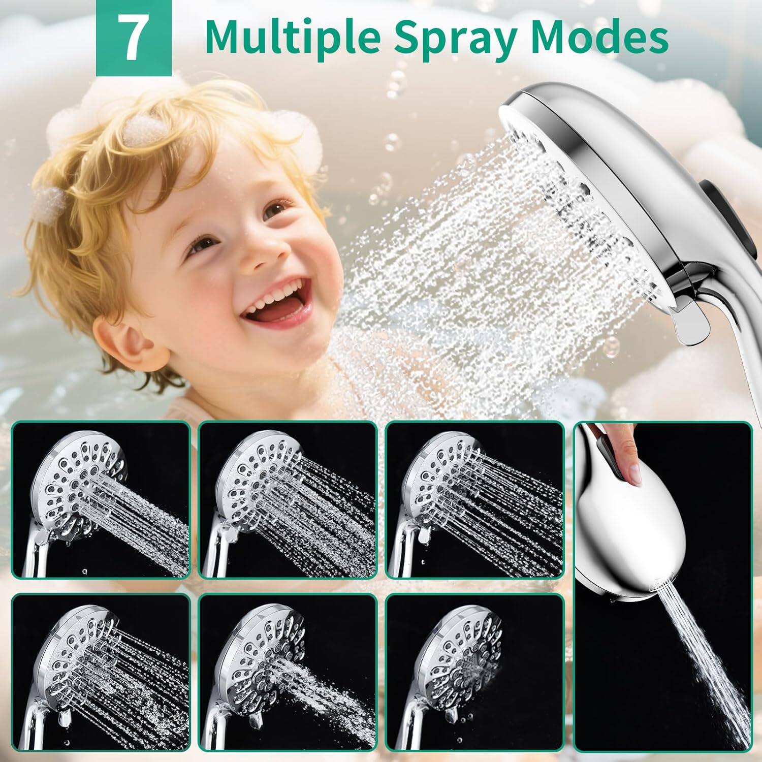7 Multiple Spray Modes