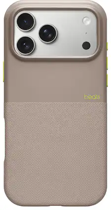 Front. Beats - iPhone 17 Pro Max Rugged Case with MagSafe and Camera Control - Alpine Gray.