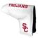 Front. Team Golf - USC Trojans Tour Blade Putter Cover - White.