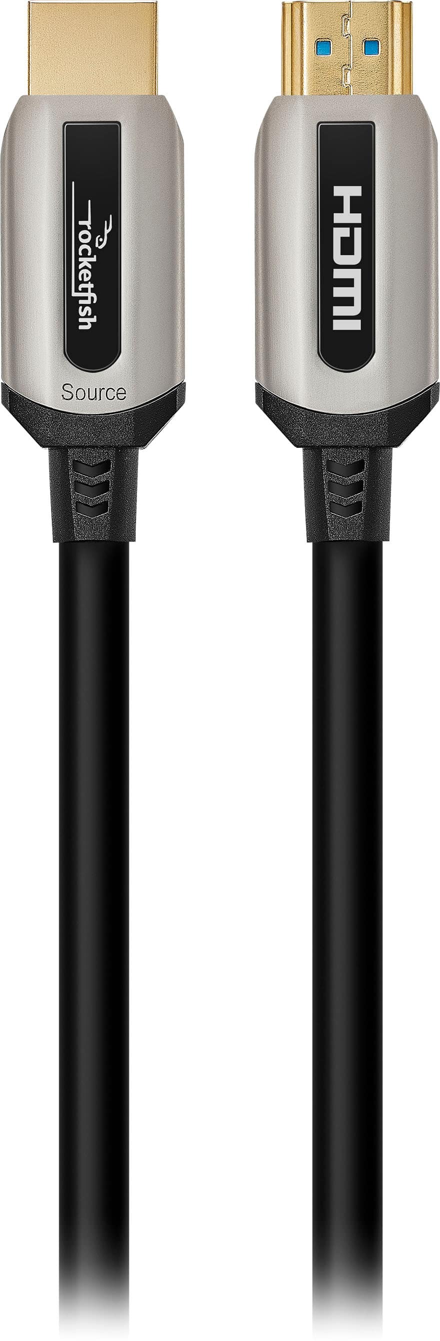 The text on the image reads "Rocketfish Source HDMI."