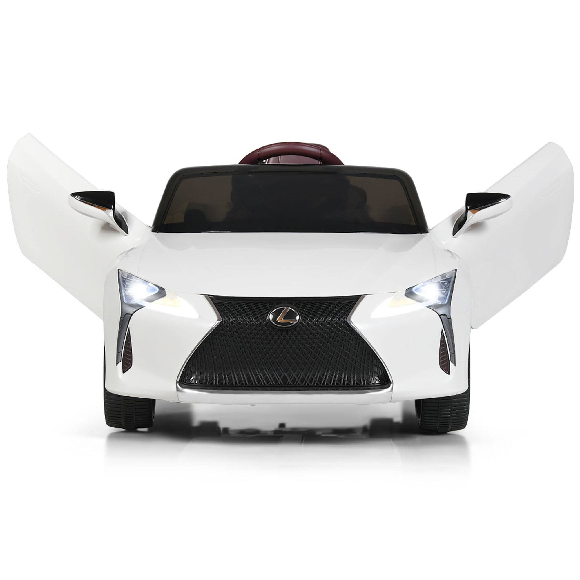 Alt View 4. Gymax - Gymax 12V Licensed Lexus LC500 Kids Ride On Car w/ MP3 Remote Control White - White.