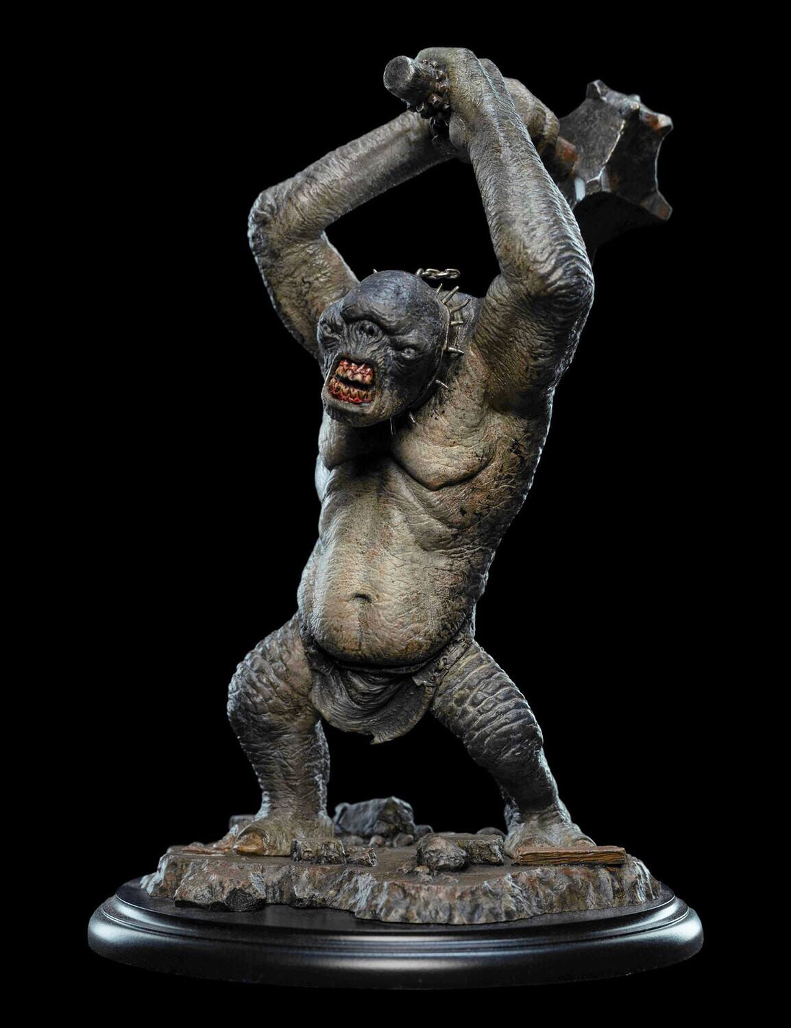 Alt View 4. Weta Workshop - WETA Workshop Polystone - The Lord of the Rings Trilogy - Cave Troll Miniature Statue   - COLLECTIBLES - Multicolor.