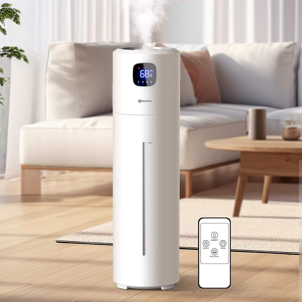 MOSZAR LLC - "9L/2.5Gal Ultrasonic Cool Mist Humidifier, Tower, White"