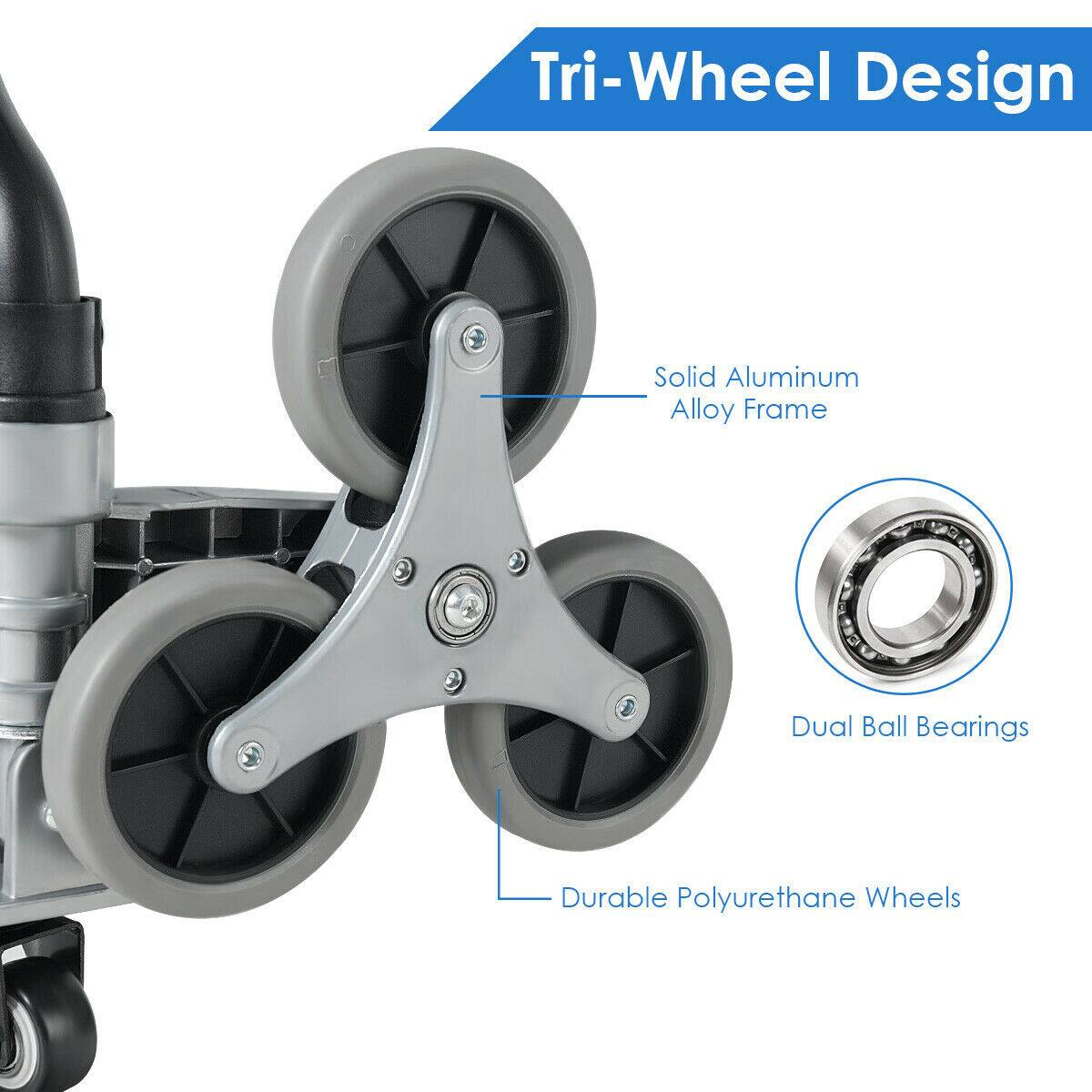 Tri-Wheel Design  
Solid Aluminum Alloy Frame  
Dual Ball Bearings  
Durable Polyurethane Wheels