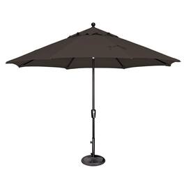 Mondawe - 11' Octagon Patio Umbrella Push Button Tilt Frame - Black