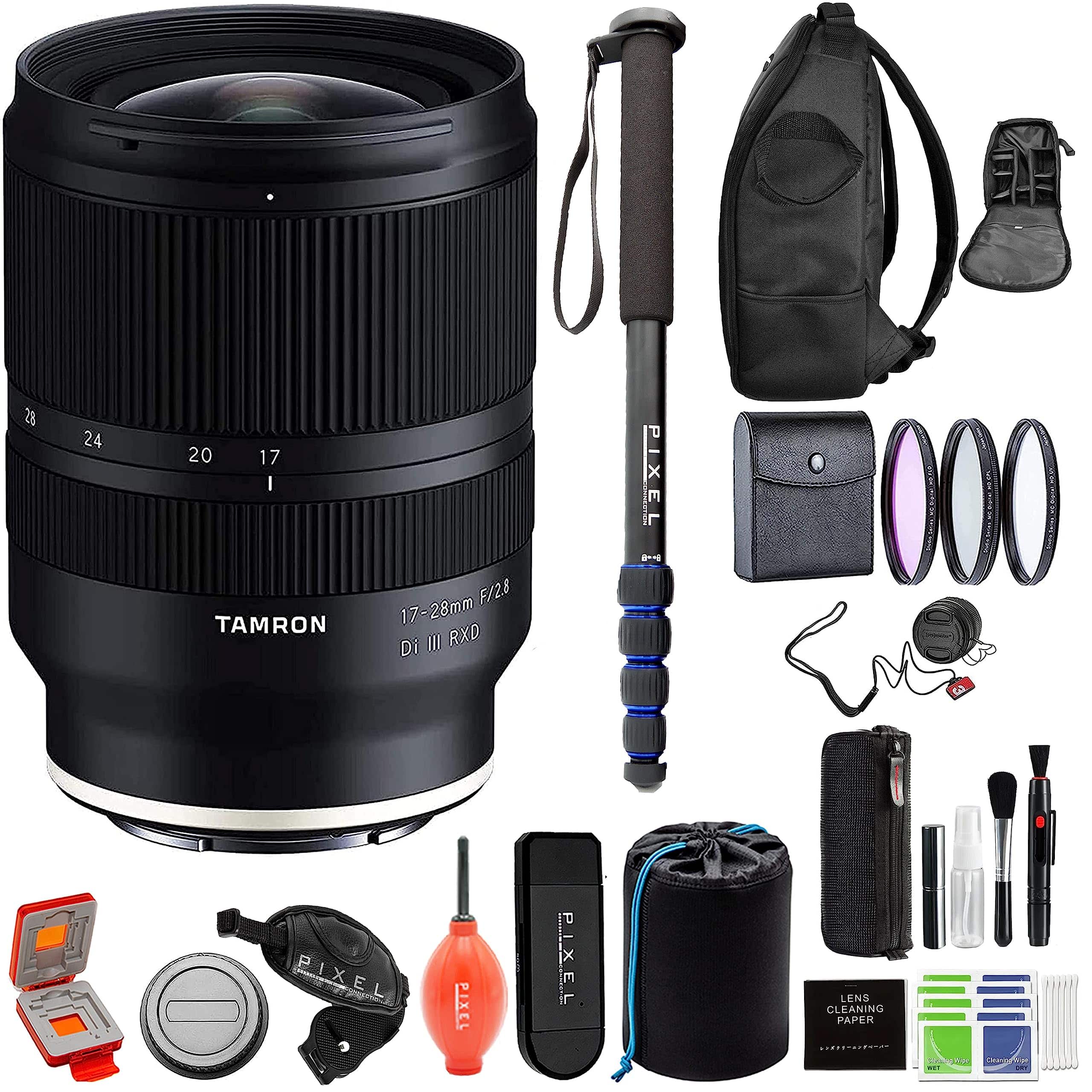 Tamron 17 28mm f/2.8 DI III RXD Zoom Lens for Sony E Mount Black