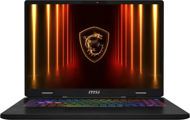 MSI - Crosshair A16 16" 240Hz QHD+ Gaming Laptop - AMD R9-8940HX - GeForce RTX 5060 - 32GB Memory - 1TBSSD - Cosmo Gray