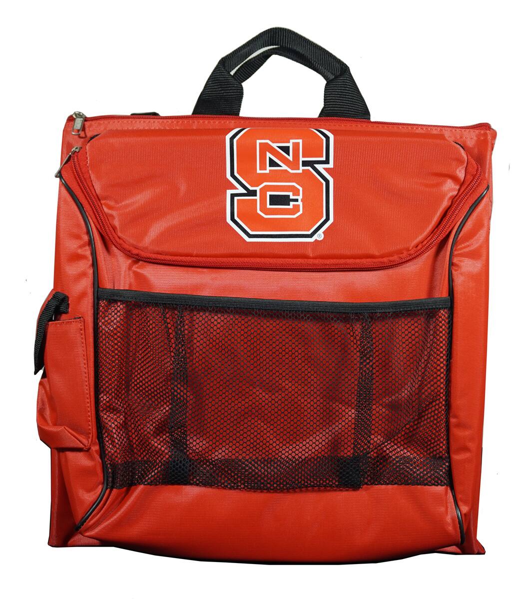 Alt View 1. Northwest - NC State North Carolina Wolfpack Cooler Stadium Seat Cushion with Back - Holds approx 8 cans - Multi.