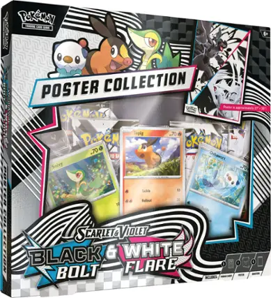 Pokemon Trading Card Game Poster Collection: Scarlet & Violet Black Bolt & White Flare.