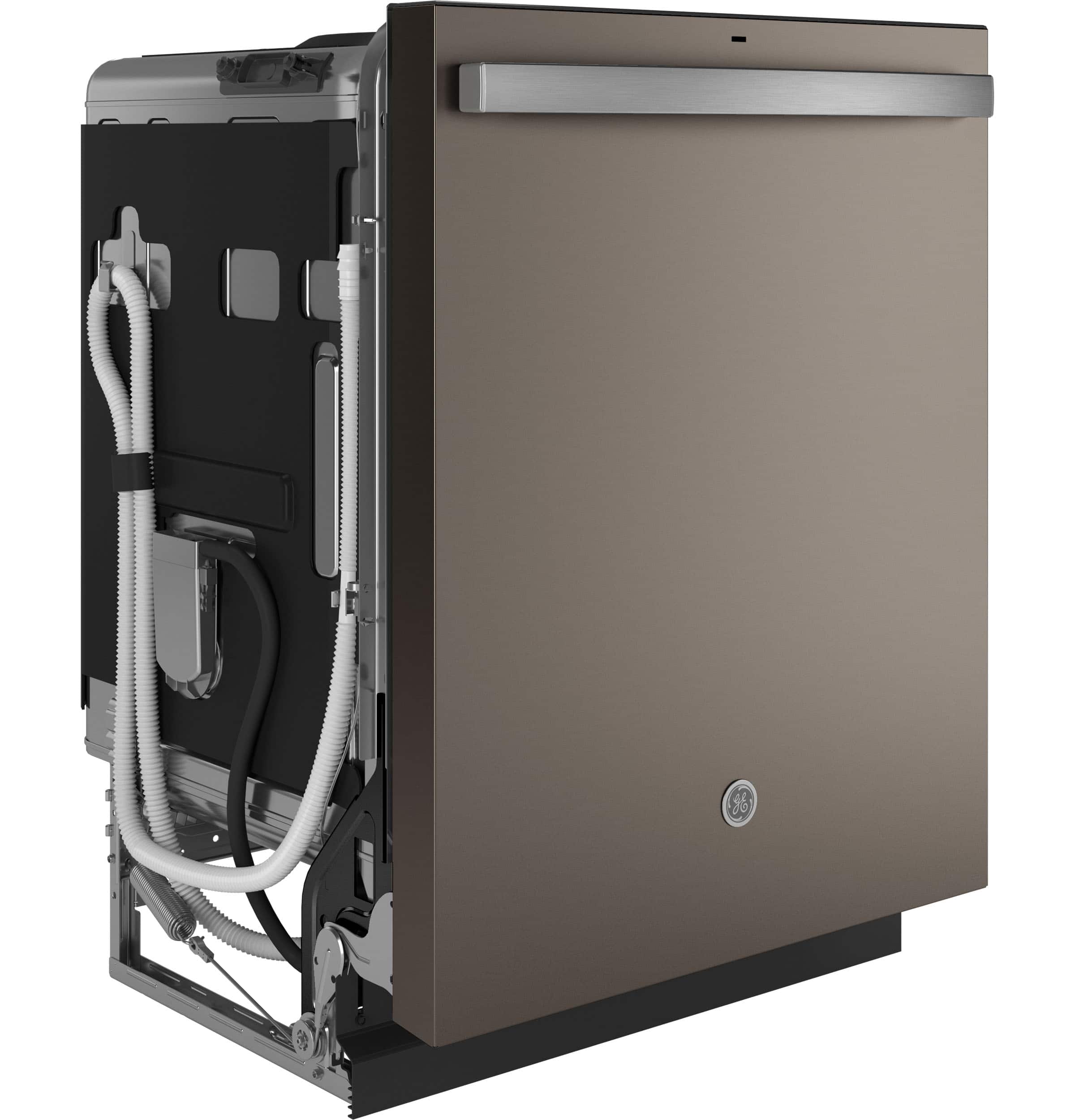 Alt View 17. GE - 24" Top Control Built-In Stainless Steel Tub Dishwasher with 3rd Rack, Sanitize Cycle and 47 dBA - Slate.