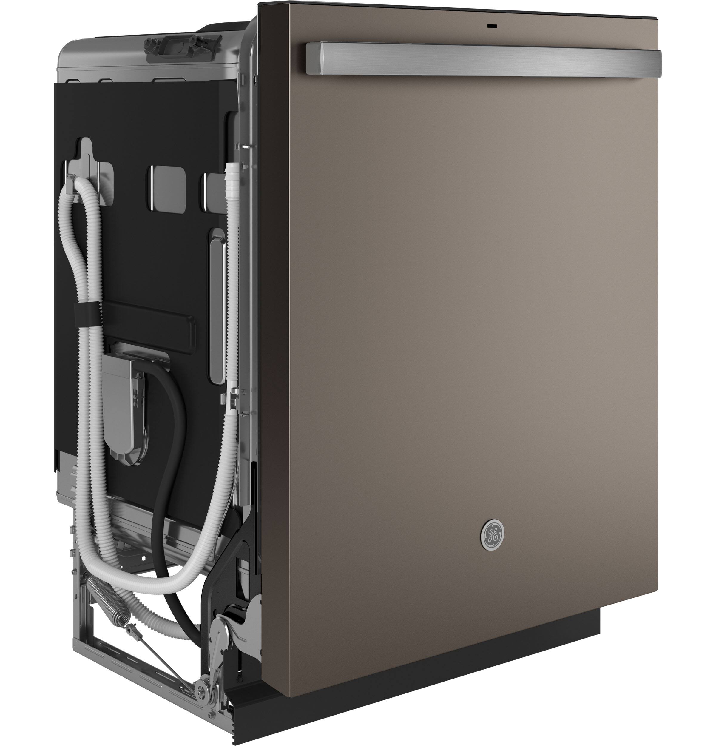 Alt View 17. GE - 24" Top Control Built-In Stainless Steel Tub Dishwasher with 3rd Rack, Sanitize Cycle and 47 dBA - Slate.