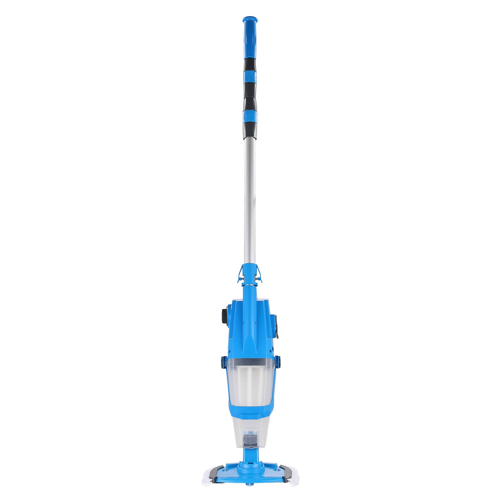 Alt View 5. VEVOR - Pool Vacuum, 26 GPM Handheld Cordless Hot Tub Vacuum with Extension Pole, for Deep Cleaning & Strong Suction - Blue.