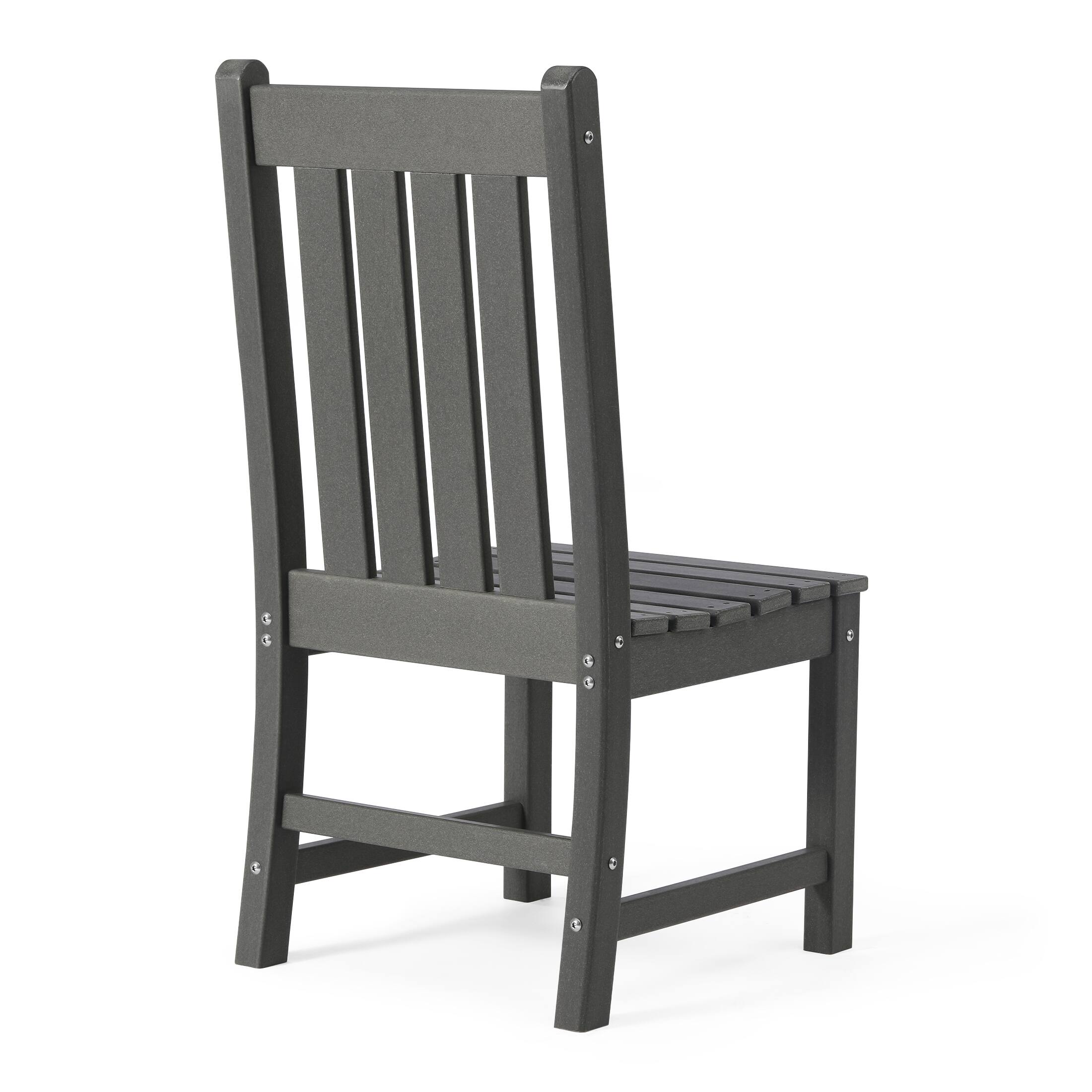 Back. WestinTrends - WestinTrends Malibu Outdoor Patio Dining Chair - Gray.