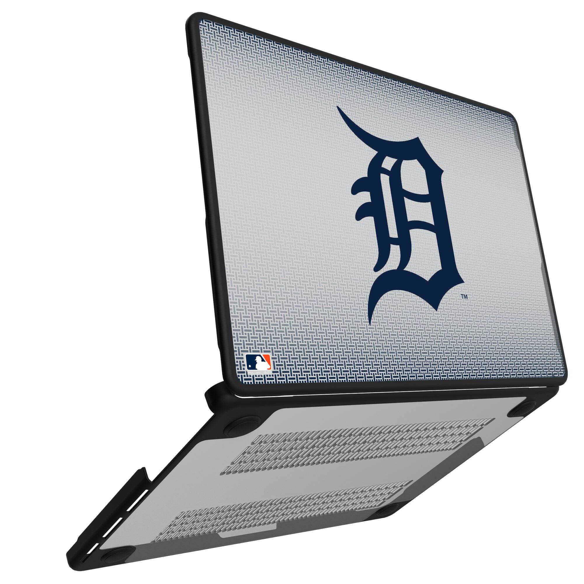 Alt View 1. Keyscaper - Detroit Tigers Linen MacBook Case - Air 15 in - Multicolor.