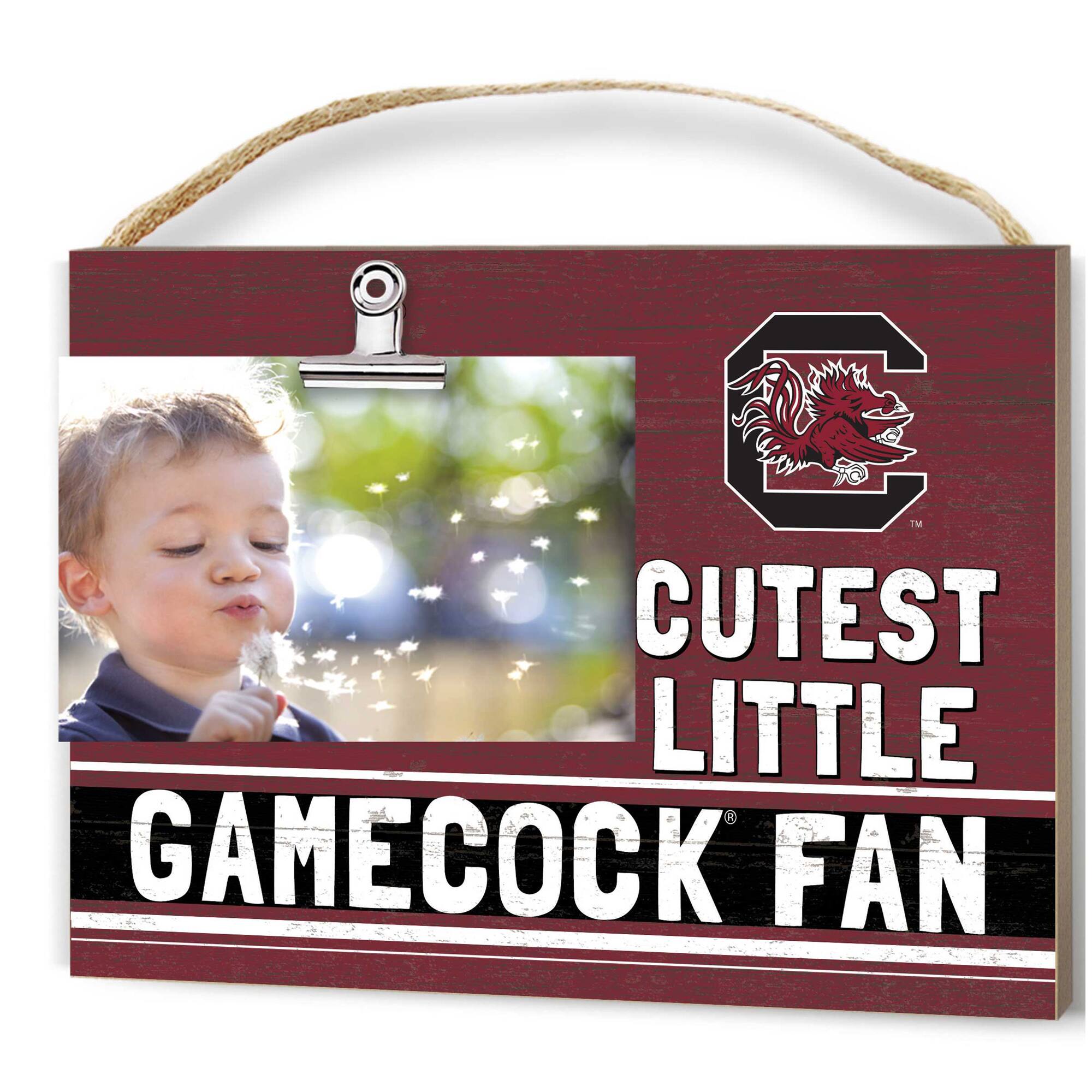 South Carolina Gamecocks 8'' x 10'' Cutest Little Team Logo Clip Photo Frame