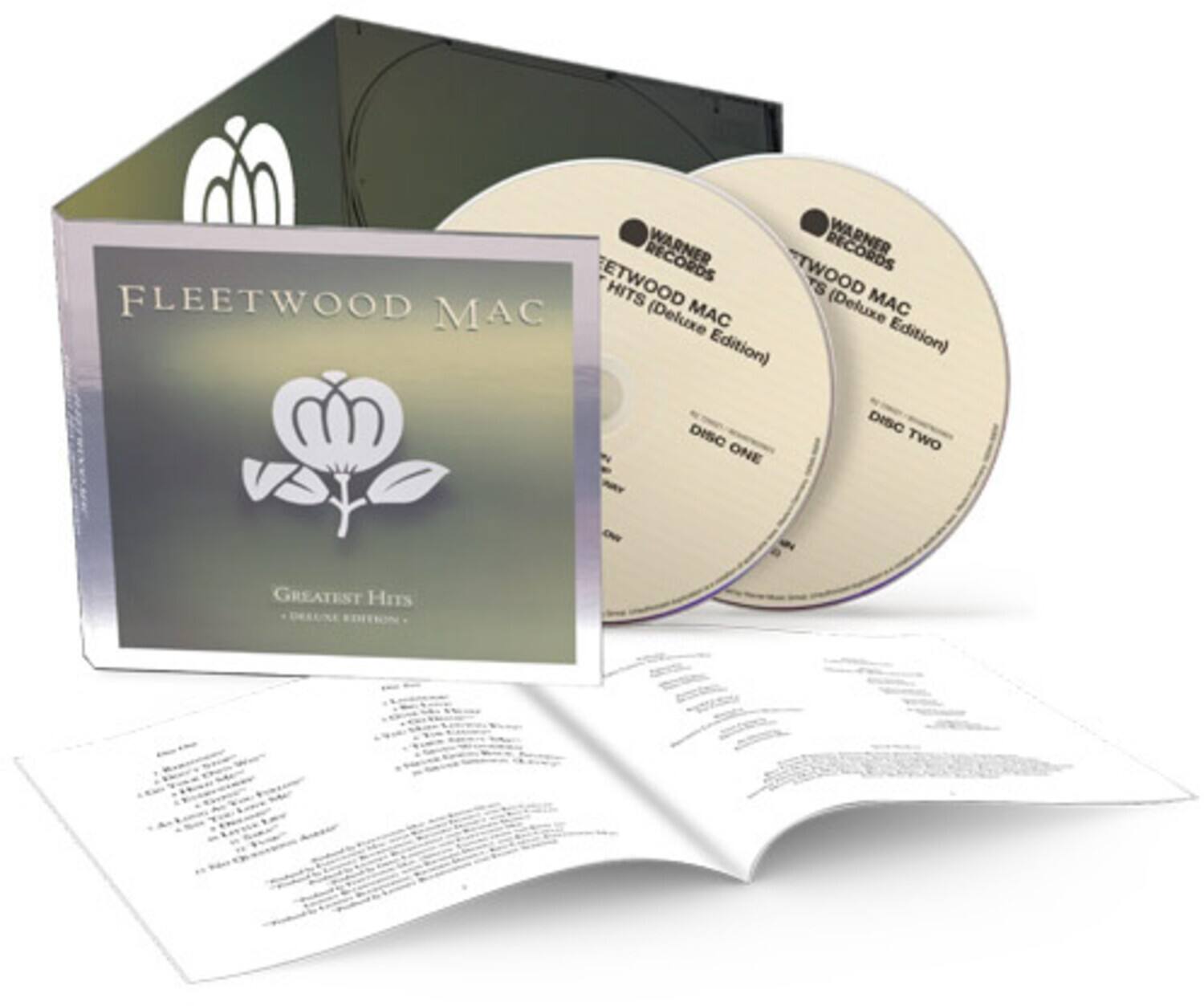 WA RECORDS WARNER ETWOOD RECORDS TWOOD HITS TS FLEETWOOD MAC (Deluxe MAC (Deluxe MAC Edition) DISC ONE DISC TWO GREATEST HITS DEACNE FDITIOON