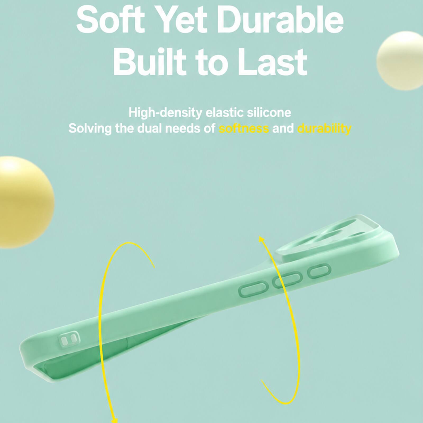 Soft Yet Durable Built to Last

High-density elastic silicone Solving the dual needs of softness and durability