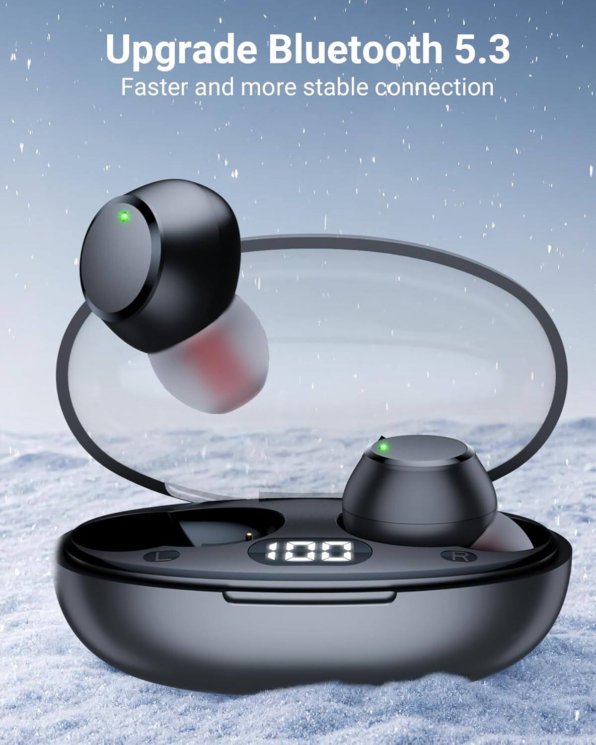 Upgrade Bluetooth 5.3  
Faster and more stable connection