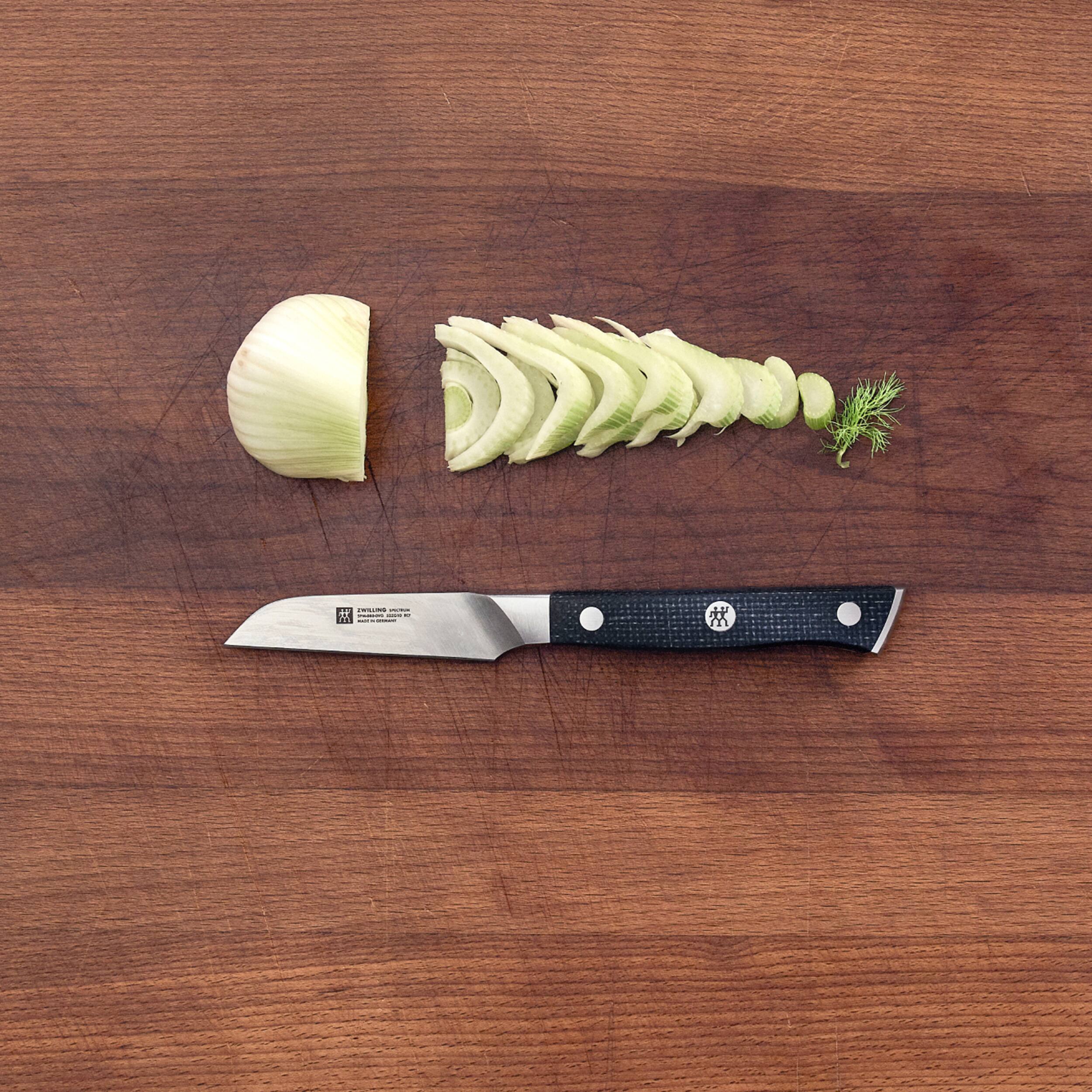 Alt View 1. ZWILLING - ZWILLING Spectrum 3-inch Vegetable Knife - Black.