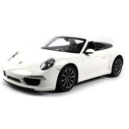 JuzToys - Remote Control Car, 1:12 RC Car Porche 911 Carrera S Cabriolet - White