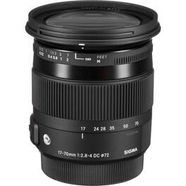 Sigma - 17-70mm F2.8-4 Contemporary DC Macro OS HSM Lens for Nikon - Black