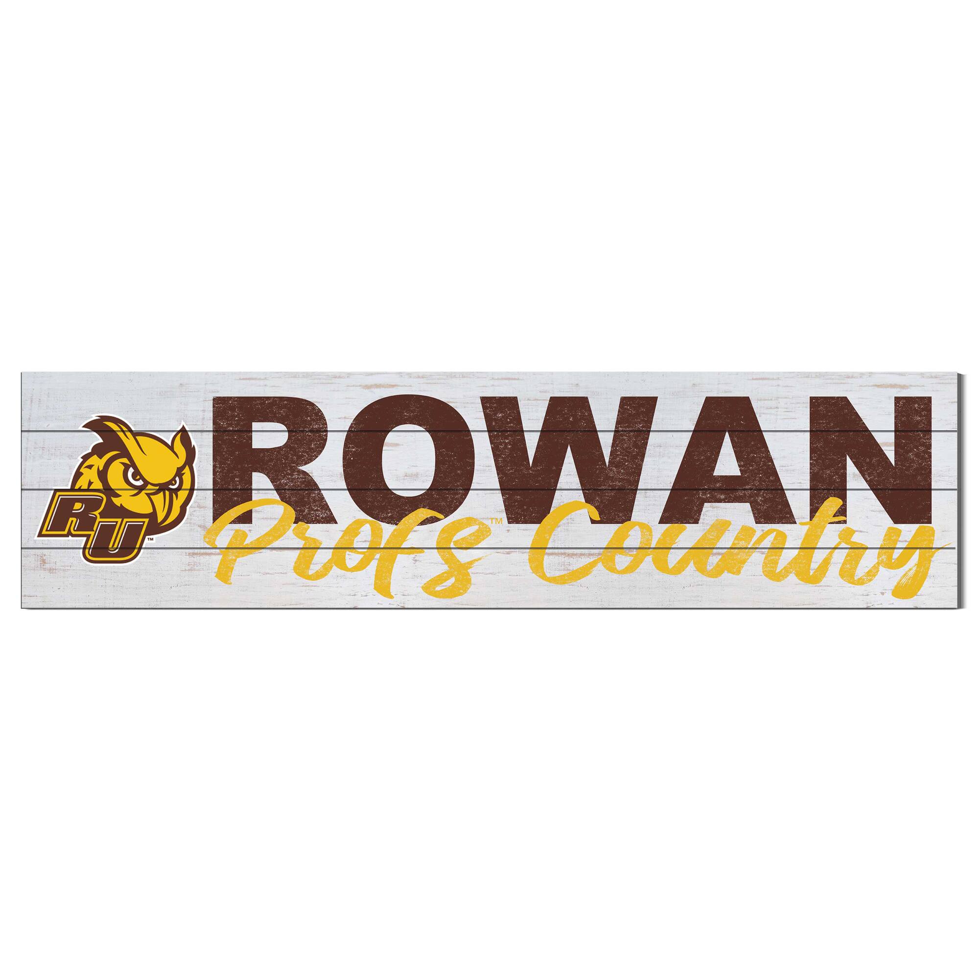 Rowan Profs 40'' x 10'' Logo Sign