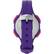 The image features a purple watch with a pink band, which is a Timex watch. The watch face has a silver color, and the band is purple. The watch is designed for children, and it is a digital watch with a timer function.