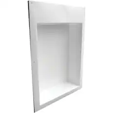 Front. Builder's Best - Saf-T-Duct Dryer Outlet Box - White.