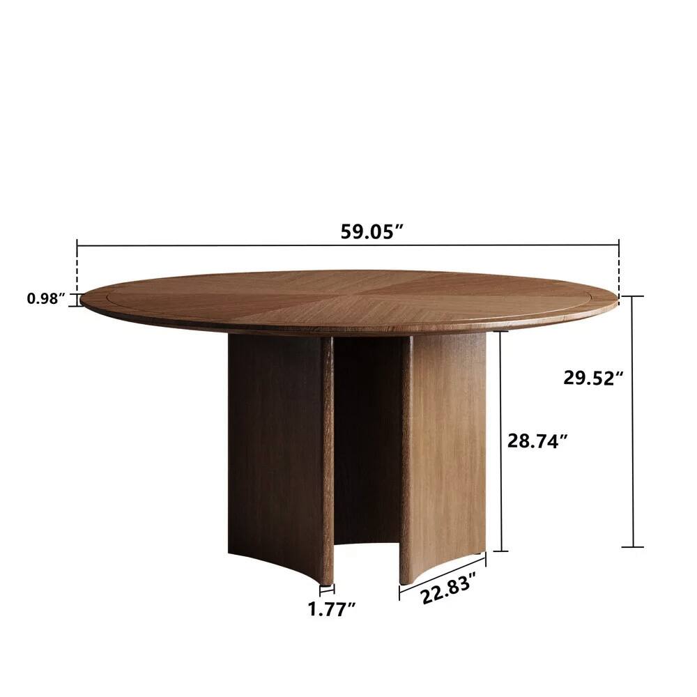 Diameter: 59.05"
Height: 29.52"
Width: 28.74"
Thickness: 1.77"
Depth: 22.83"