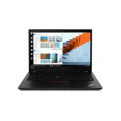 Front. Lenovo - Thinkpad T14 G1 14" Laptop Intel Core i5-10310U 16GB Ram 256GB SSD Windows 11 Pro - Black.