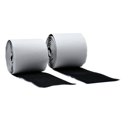 Front. Grizzly Supply - 4'x2" Adhesive Hook and Loop Roll 1/pk - Black.