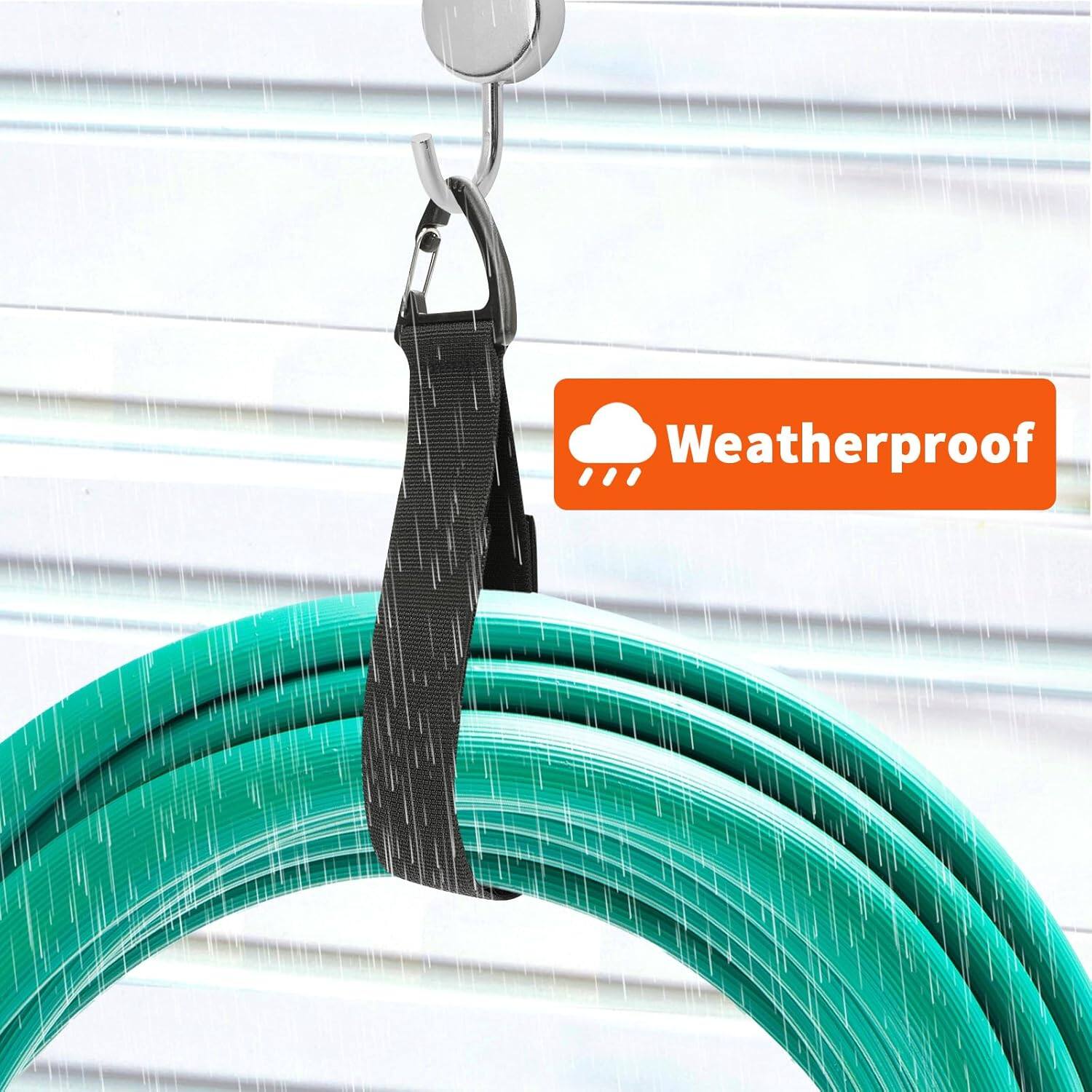 Alt View 1. THIRSTY TURTLE - 8-Pack Heavy-Duty Extension Cord Organizer Straps with Hanging Buckles.