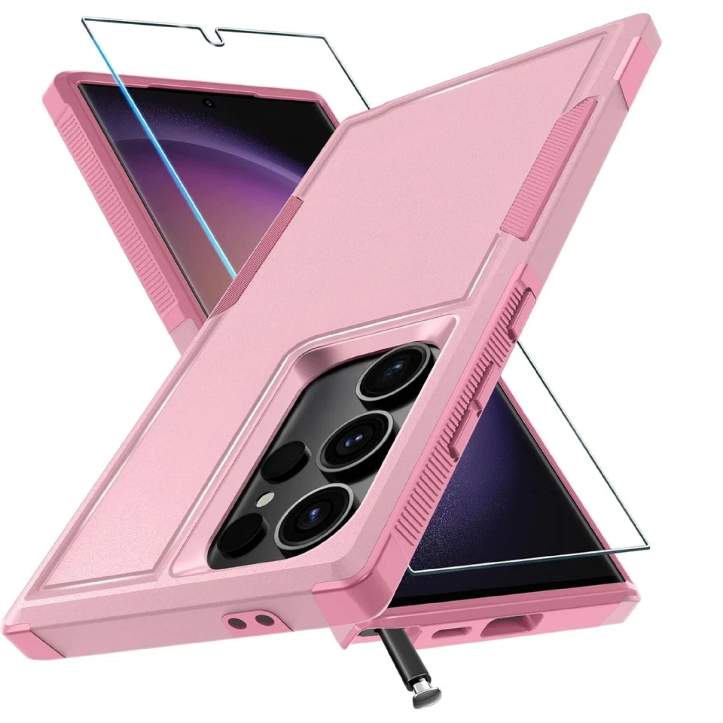 Kitcheniva - Shockproof Phone Cover For Samsung Galaxy S25 Ultra - Pink