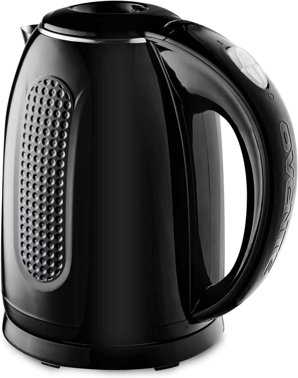 COWLOWN - 1.7L Double Wall Steel Kettle 1100W Auto Shut Off Lock Lid KD64B - Black