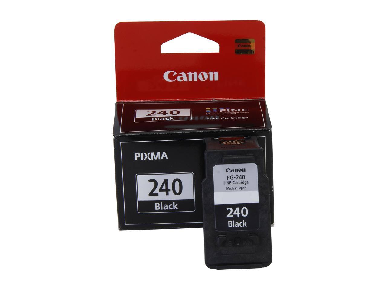 Canon 240 Black = EEFINE  
FINE Cartridge  
PIXMA 240 Black  
Canon PG-240 FINE Cartridge  
Made in Japan