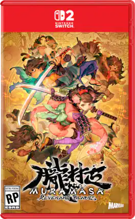 CB2 NINTENDO SWITCH
RATING PENDING
MURAMASA RP REVENANT BLADES
ESRB
MARVELOUS - RP (Rating Pending)